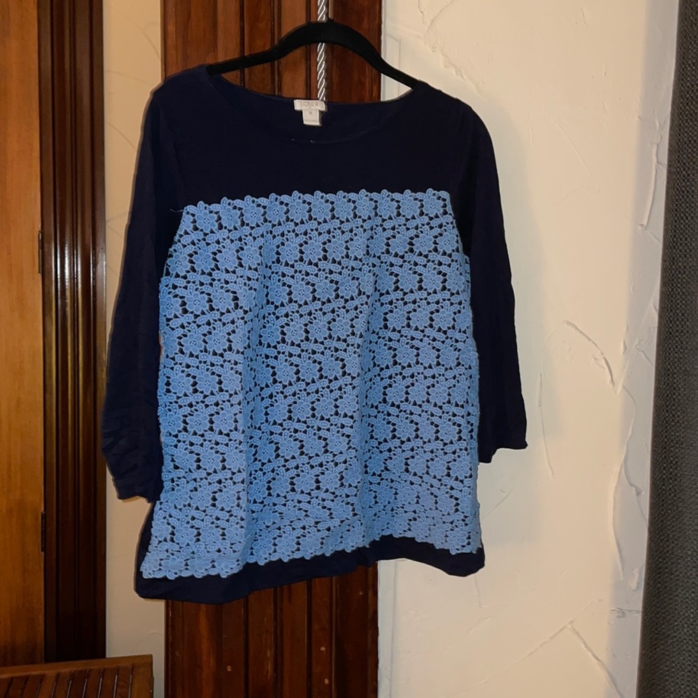 J. Crew 3/4 length top